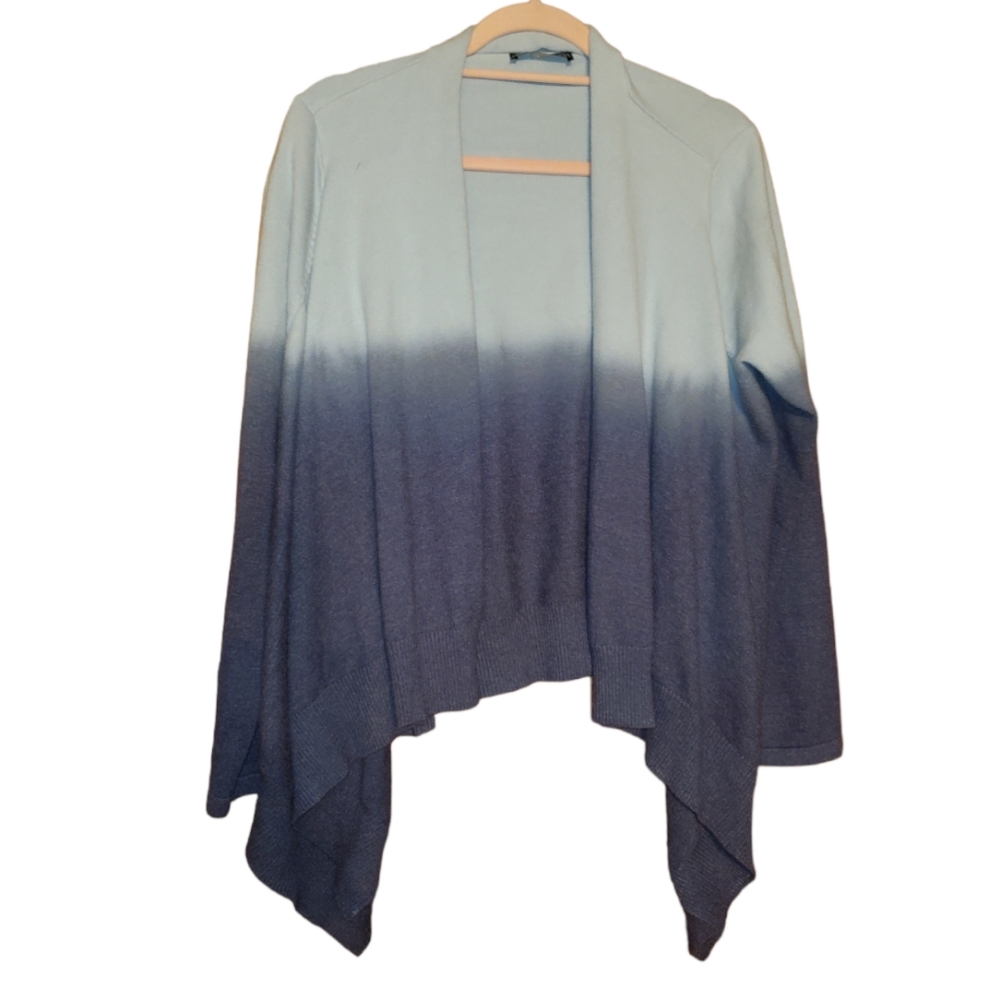 Noir Dip Dye Ombré Cardigan